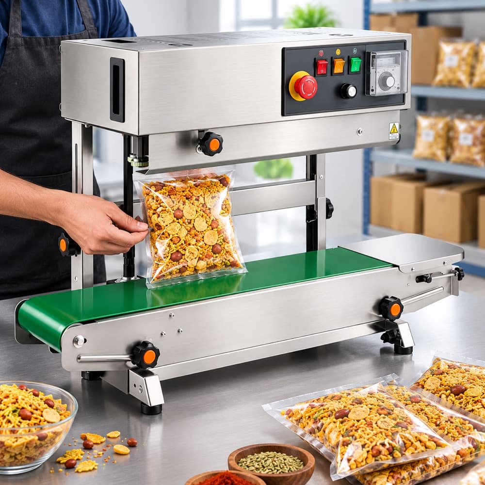 Vertical Band Sealer Machine with Mini Stand